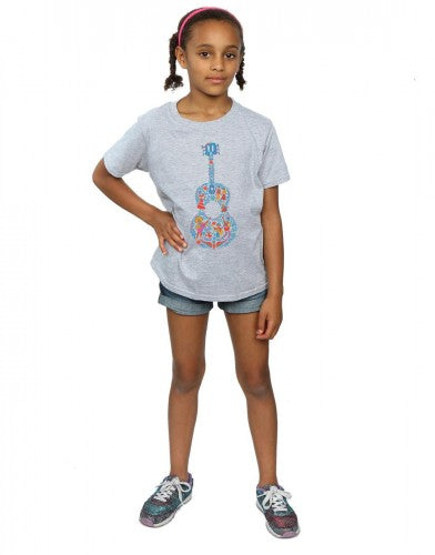 Sports Grey - Lifestyle - Coco Girls Guitar Cotton T-Shirt
