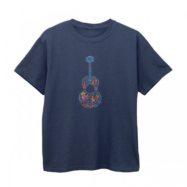 Front - Coco Girls Guitar Cotton T-Shirt