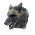 Front - Bristol Novelty Unisex Adults Brindle Effect Wolf Mask
