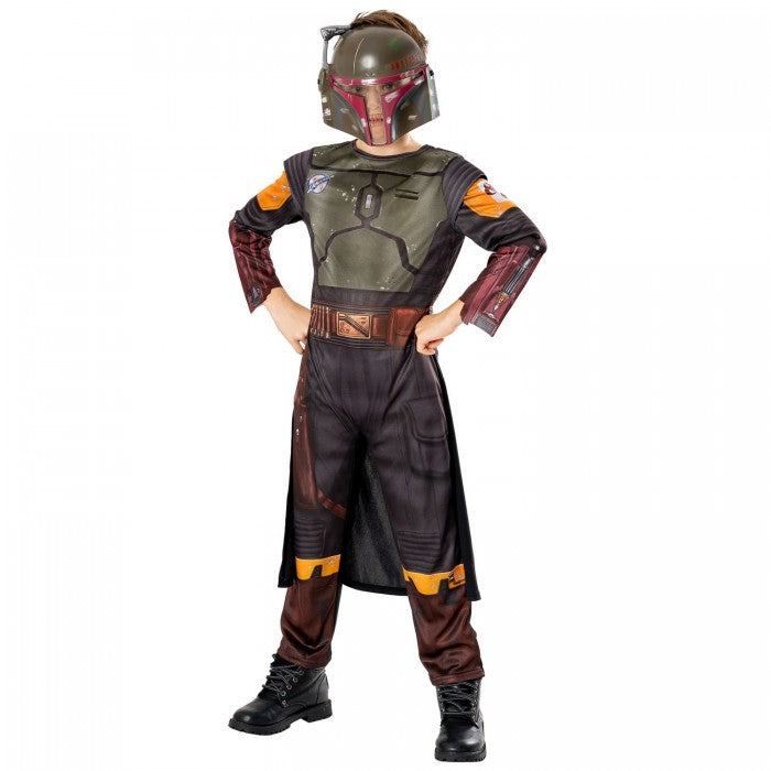 Front - Star Wars: The Book Of Boba Fett Childrens/Kids Classic Boba Fett Costume