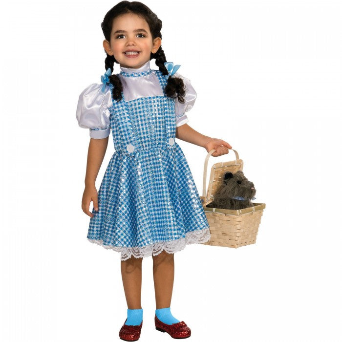 Front - Wizard Of Oz Childrens/Kids Dorothy Sequin Costume
