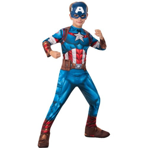 Front - Captain America Boys Costume
