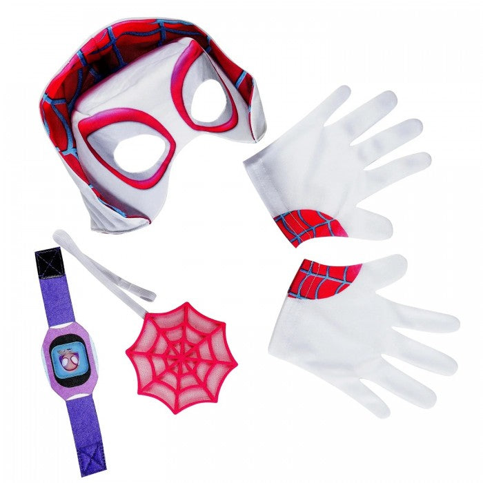 Front - Spidey And His Amazing Friends Childrens/Kids Ghost Costume Accessory Set (Pack of 4)