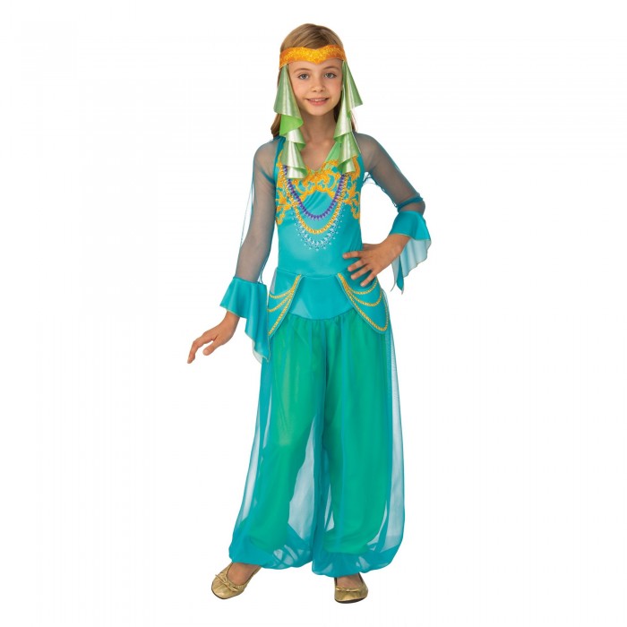 Front - Bristol Novelty Girls Arabian Dancer Costume