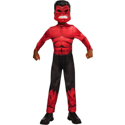 Front - Hulk Childrens/Kids Costume Set