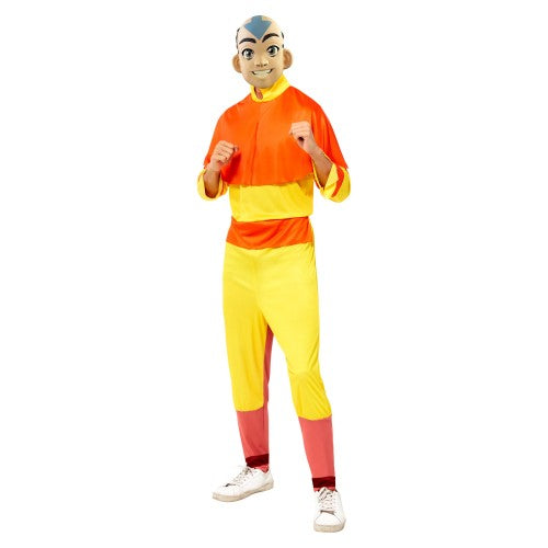 Front - Avatar: The Last Airbender Mens Aang Costume