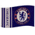 Front - Chelsea FC Wordmark Stripes Flag