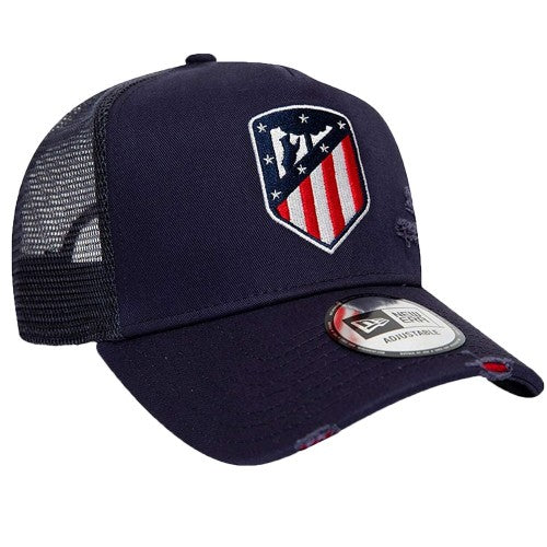 Front - Atletico Madrid FC 59 Fifty Distressed Trucker Cap