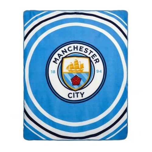 Front - Manchester City FC Fleece Pulse Blanket