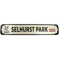 Black-Silver - Front - Crystal Palace FC Deluxe Selhurst Park SE25 Metal Plaque