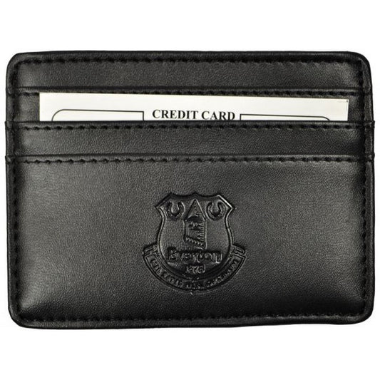 Black - Front - Everton FC Card Wallet