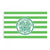 Front - Celtic FC Stripe Crest Flag
