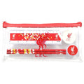 Red-Clear - Front - Liverpool FC Particle Stationery Set