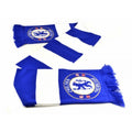 Front - Chelsea FC Official Football Jacquard Bar Scarf