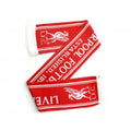 Front - Liverpool FC Jacquard Knit Football Manager Scarf