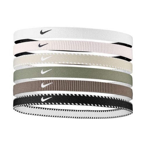 Front - Nike Printed Flex Classic Headband (Pack of 6)