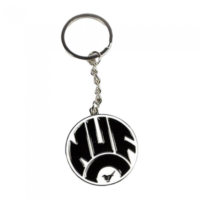 Front - Newcastle United FC NUFC Retro Keyring And Badge Set