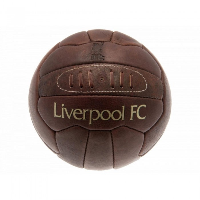 Front - Liverpool FC Official Retro Heritage Leather Football