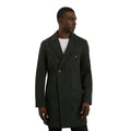 Front - Burton Mens Wool Double-Breasted Coat