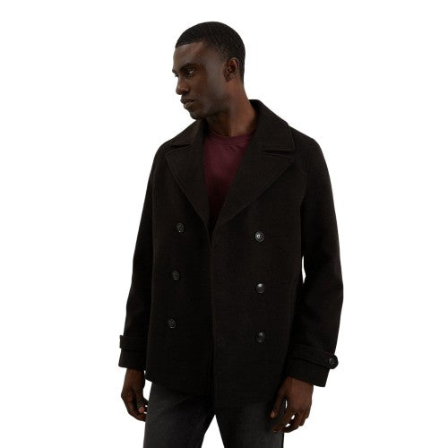 Dark Grey - Front - Burton Mens Signature Peacoat