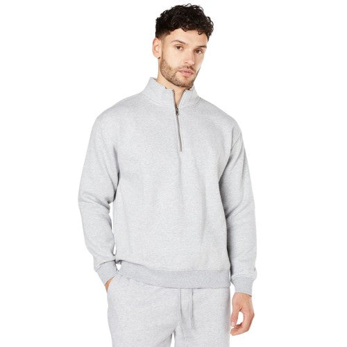 Front - Burton Mens Jersey Half Zip Sweatshirt