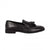 Front - Burton Mens Tassel Leather Slip-on Loafers
