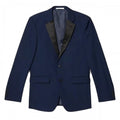 Front - Burton Mens Tuxedo Skinny Suit Jacket
