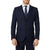 Front - Burton Mens Micro-Stripe Slim Suit Jacket