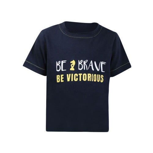 Front - Little Knight Childrens/Kids Be Brave T-Shirt