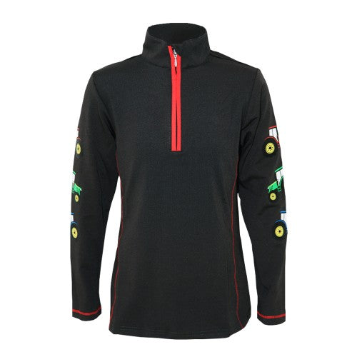 Front - Little Knight Boys Tractor Collection Thermal Top
