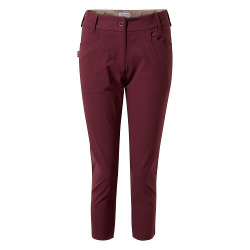 Front - Craghoppers Womens/Ladies NosiLife Clara Crop Trousers