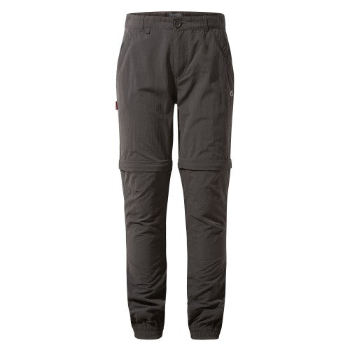 Front - Craghoppers Childrens/Kids NosiLife Terrigal Convertible Trousers