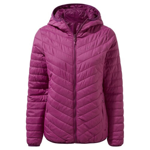 Front - Craghoppers Womens/Ladies Compresslite V Hooded Padded Jacket