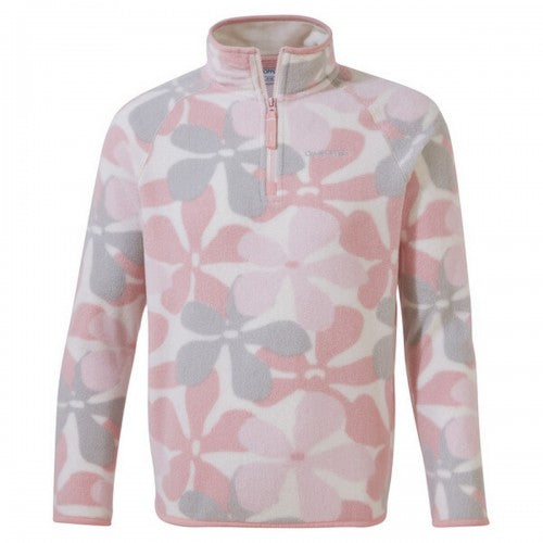 Front - Craghoppers Childrens/Kids Gabriel Half Zip Fleece Top