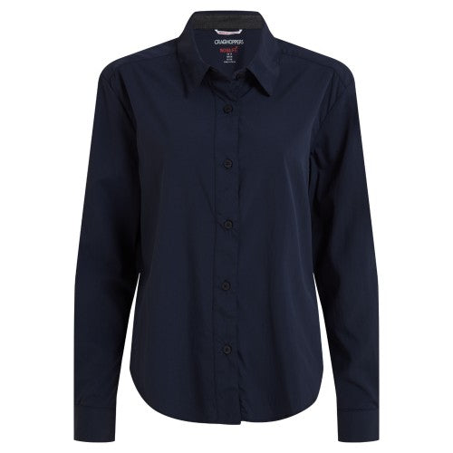 Front - Craghoppers Womens/Ladies Freeda Nosilife Long-Sleeved Shirt