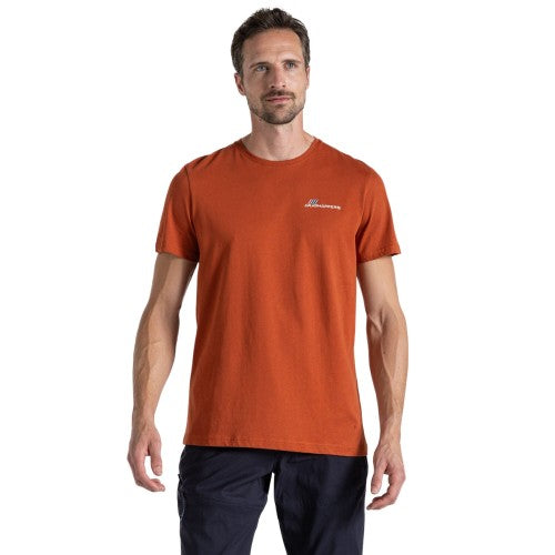 Front - Craghoppers Mens Lucent Back Print Short-Sleeved T-Shirt