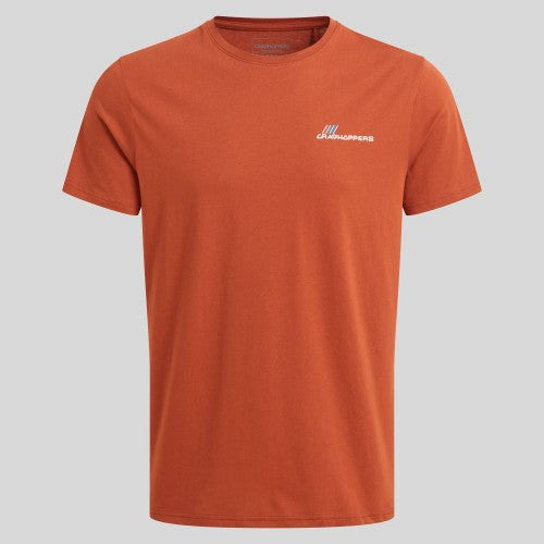 Front - Craghoppers Mens Lucent Back Print Short-Sleeved T-Shirt