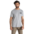 Front - Craghoppers Mens Lucent Text Marl T-Shirt