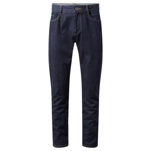 Front - Craghoppers Mens Bardsey Cordura Denim Jeans