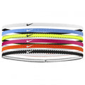 Front - Nike Classic Flexible Slim Hairband (Pack of 6)