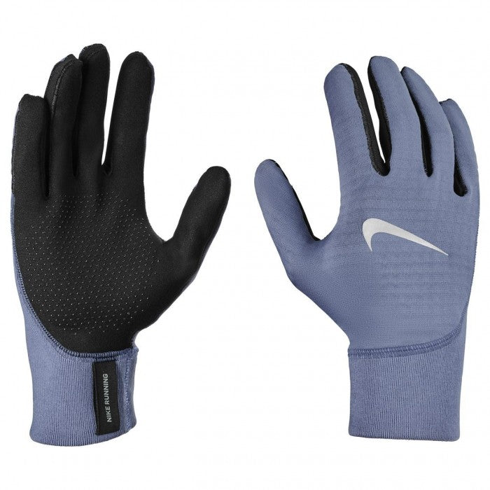 Front - Nike Mens Pacer Midweight Therma-Fit Running Gloves