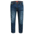 Front - Duke Mens D555 Ambrose Stretch Tapered Slim Jeans