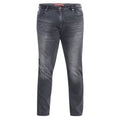Front - Duke Mens Benson King Size Tapered Fit Stretch Jeans
