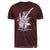 Front - D555 Mens Redbourn Lightening Guitar T-Shirt