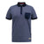 Front - D555 Mens Oxley Fine Stripe Polo Shirt