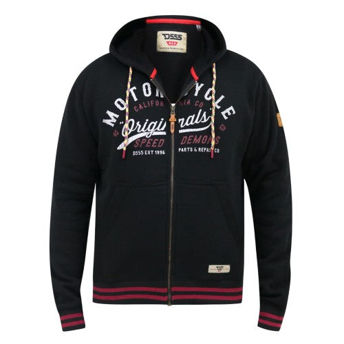 Front - Duke Mens D555 Patrick Full Zip Full Zip Hoodie