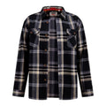 Front - Duke Mens D555 Falkirk Checked Kingsize Shirt Jacket