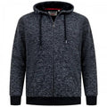 Front - Duke Mens D555 Fareham Sherpa Lined Kingsize Full Zip Hoodie