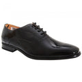 Front - Goor Mens Patent PU With Leather Lining Lace-Up Oxford Tie Dress Shoes