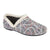Front - Sleepers Womens/Ladies Karen Knitted Patterned V Sided Slippers